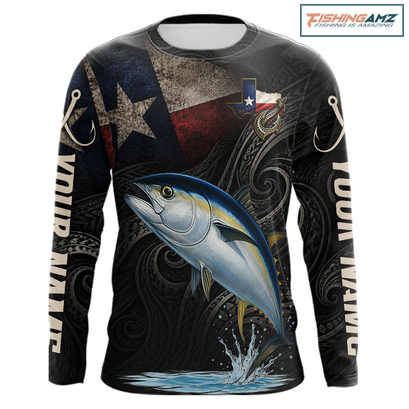 Personalized Texas Tuna Fishing Shirt – Custom Name Angler Apparel For Fishermen
