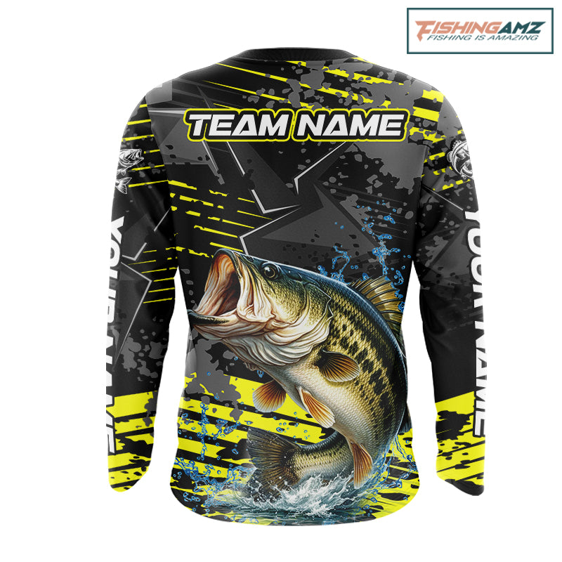 Personalized Largemouth Bass Fishing Jerseys For Fishing Team, Fishing Gift For Men