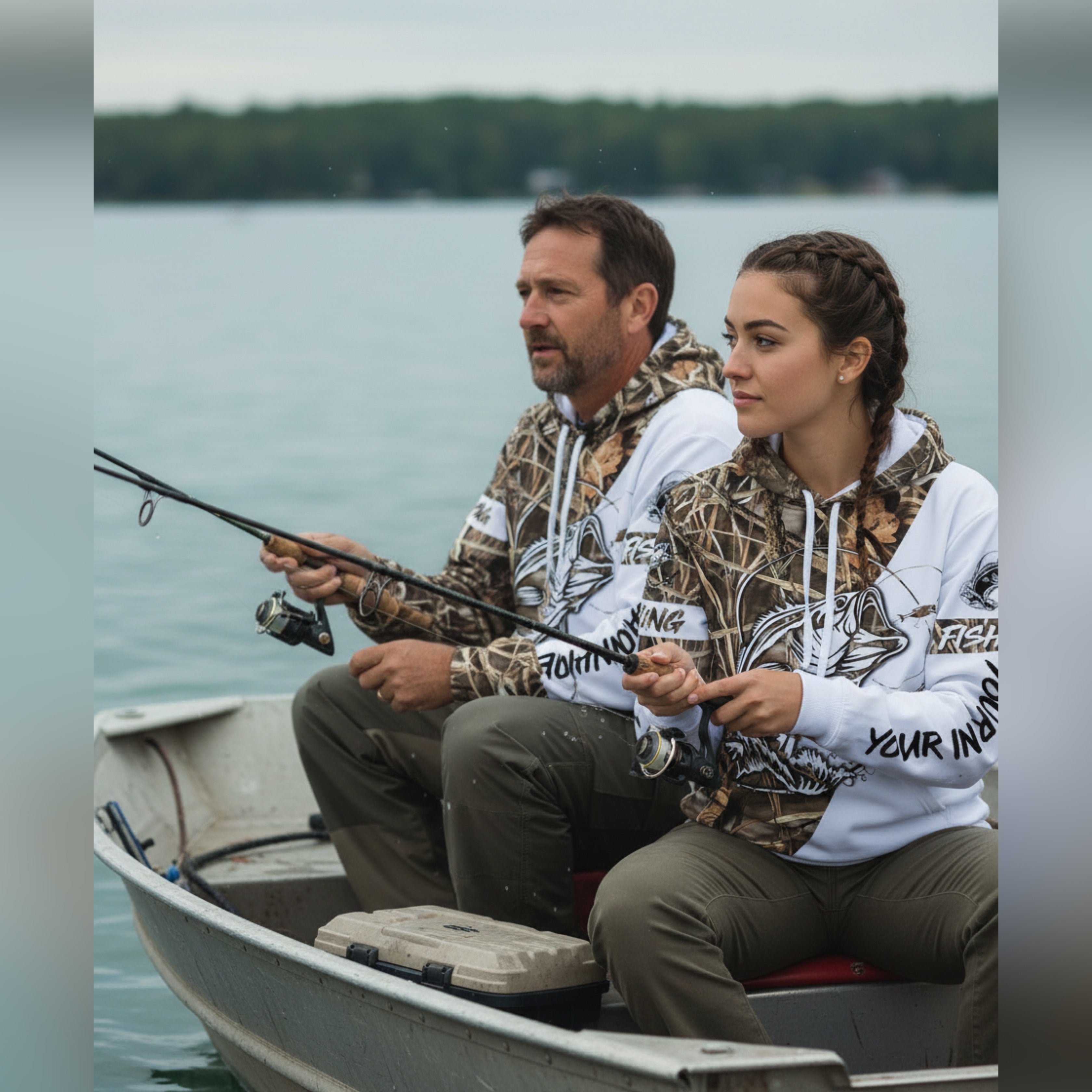 Beautiful bass fishing tournament hoodie customize name fishing personalized gift