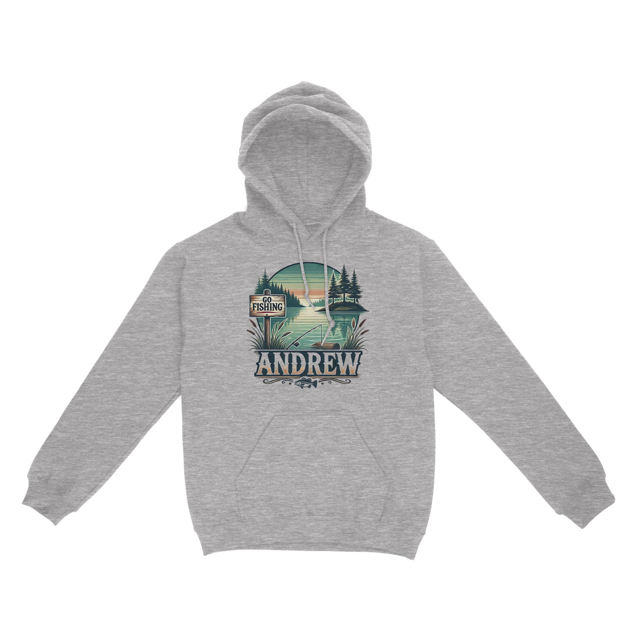 Personalized fishing shirt custom name Hoodie