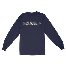 Load image into Gallery viewer, Personalized custom name fishing shirt for fisherman Long Sleeve
