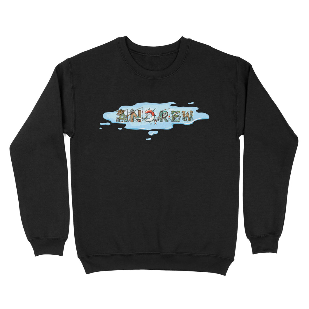 Personalized fishing shirts custom name fishing Sweatshirt