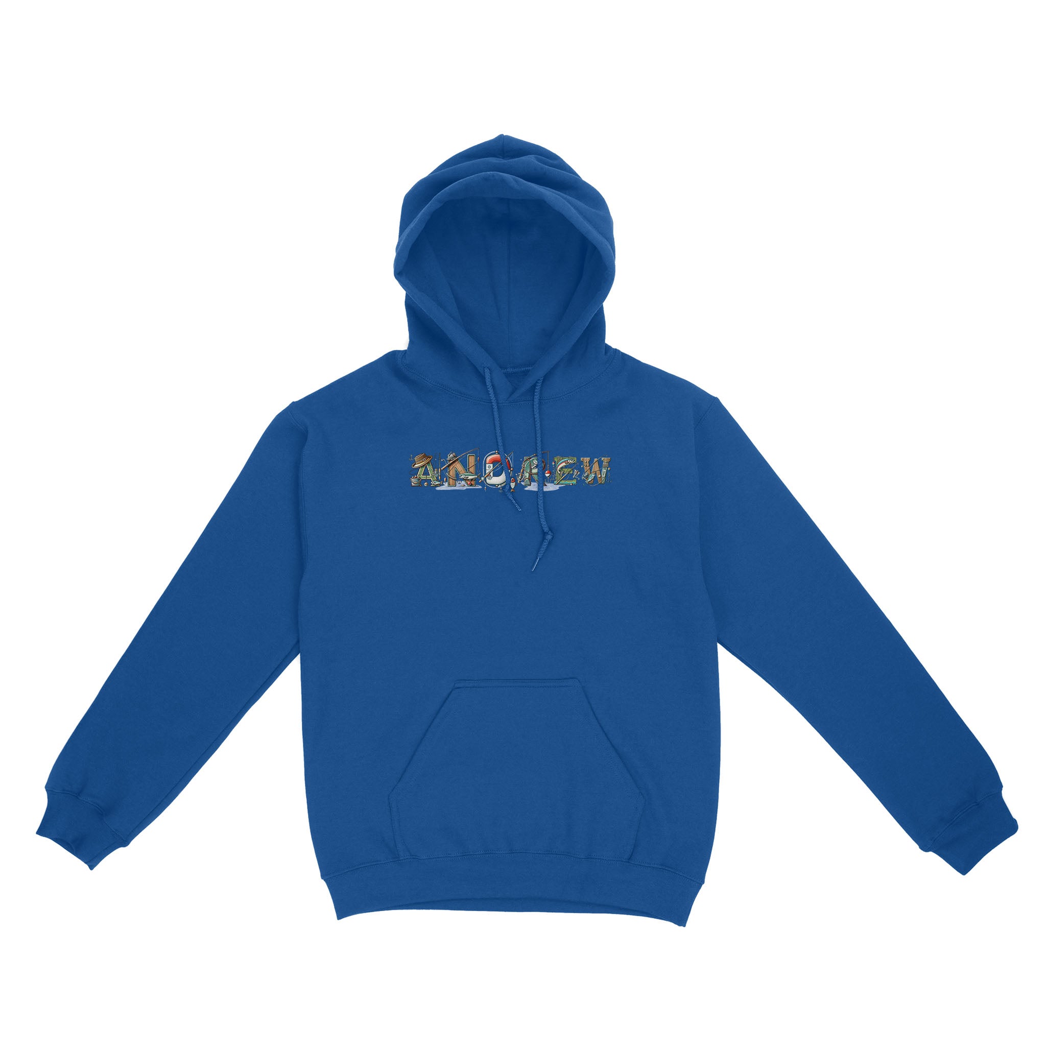 Personalized custom name fishing shirt for fisherman Unisex Hoodie