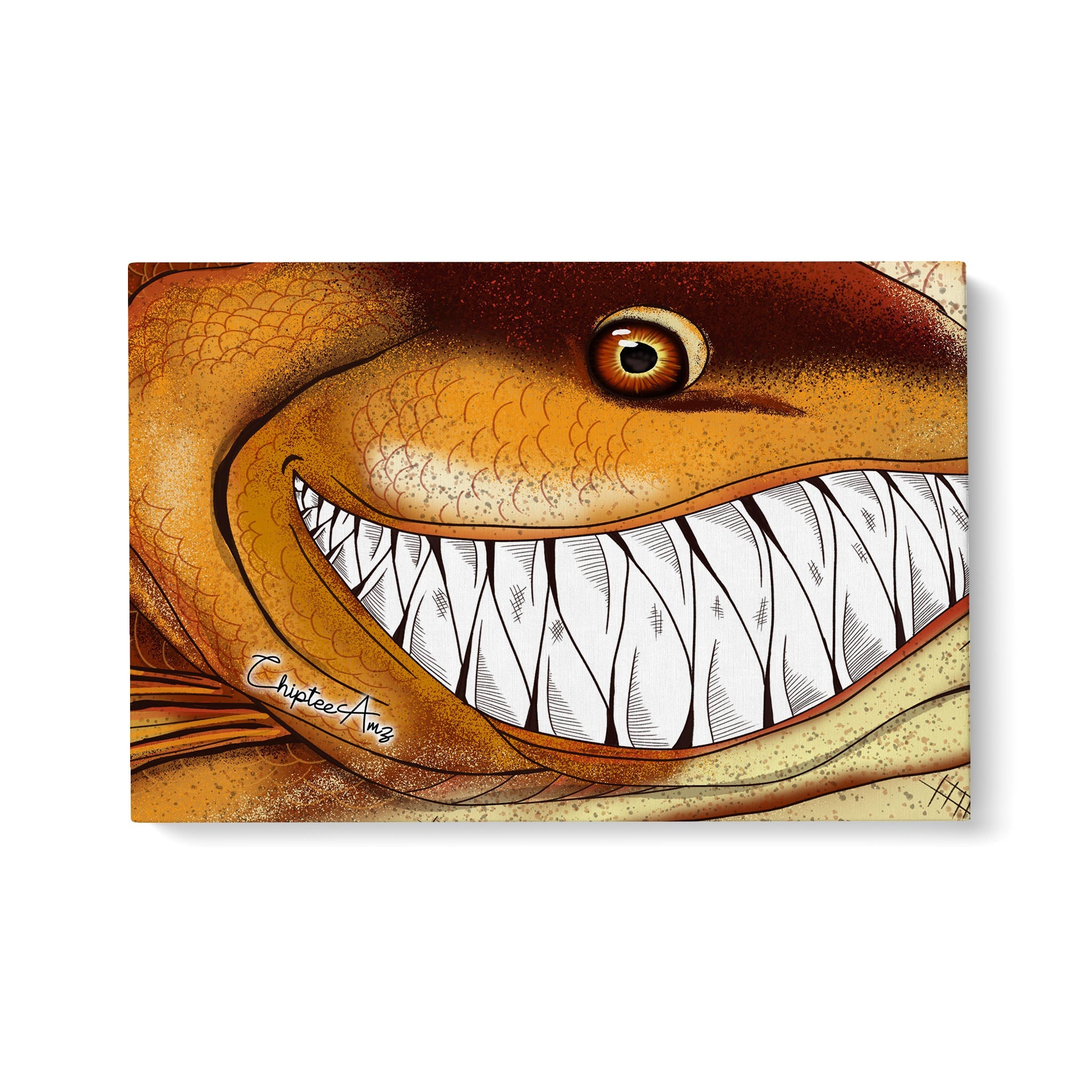 Funny Redfish fishing art Matte Canvas Redfish wall art