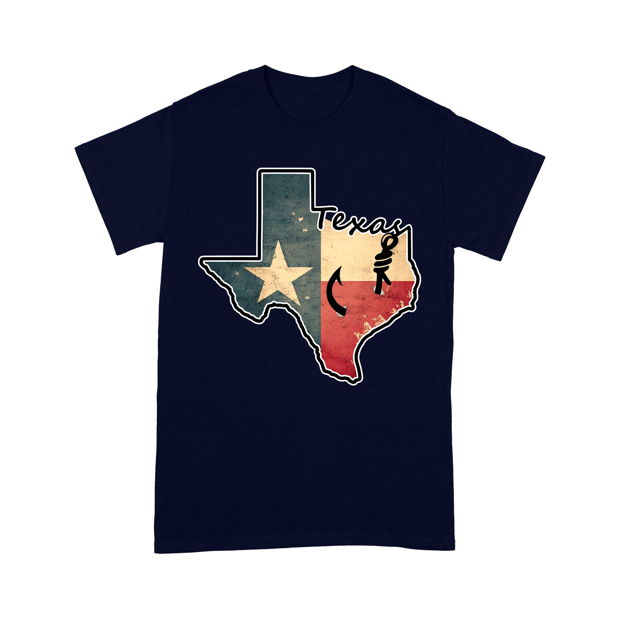 Texas fishing shirt with Texas flag for fisherman Texas fishing forum A234