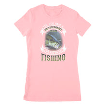 Load image into Gallery viewer, Yes, I do have a retirement plan, I plan to go Bass fishing D02 NPQ361 Premium Women&#39;s T-shirt
