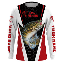 Load image into Gallery viewer, Personalized Smallmouth Bass performance Fishing Shirts, Bass Fishing jerseys | red IPHW2399
