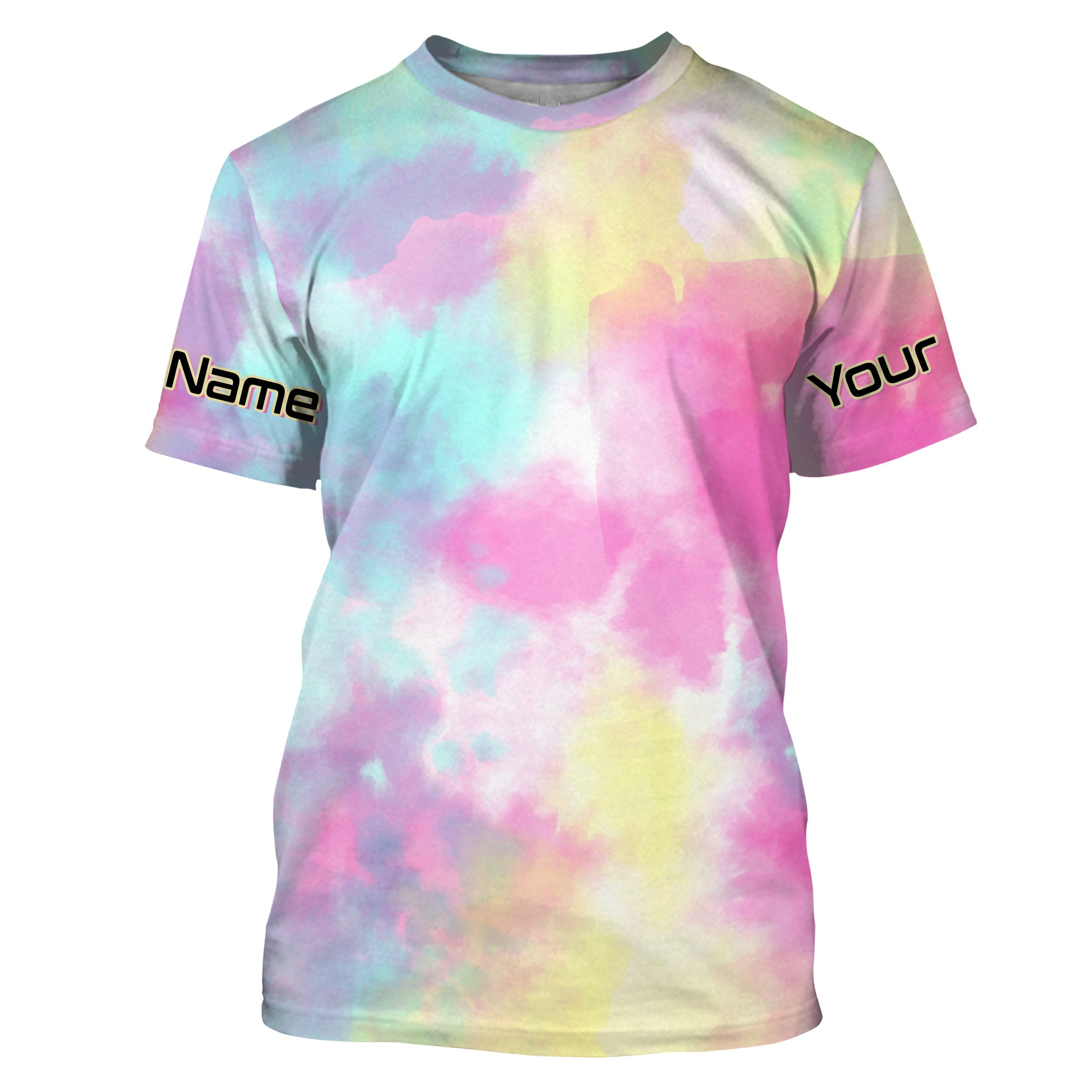 Custom Womens pastel Tie Dye Shirts, UV Fishing T Shirts for women IPHW1722