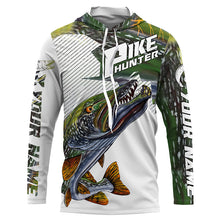 Load image into Gallery viewer, Pike Hunter Angry Pike Custom Nothern Pike Fishing Jerseys, Pike Fishing Scales Fishing Shirts |  IPHW3836
