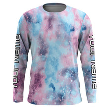 Load image into Gallery viewer, Personalized tie dye Long sleeve performance Fishing Shirts, Fishing gifts for Fisherman IPHW3582
