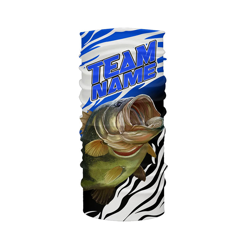 Personalized Bass Fishing Team Faceshield, Largemouth Bass Tournament Fishing | Blue IPHW4517