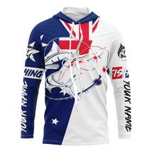 Load image into Gallery viewer, Australian flag Swordfish Custom Long Sleeve performance Fishing Shirts, Swordfish Fishing jerseys IPHW2882
