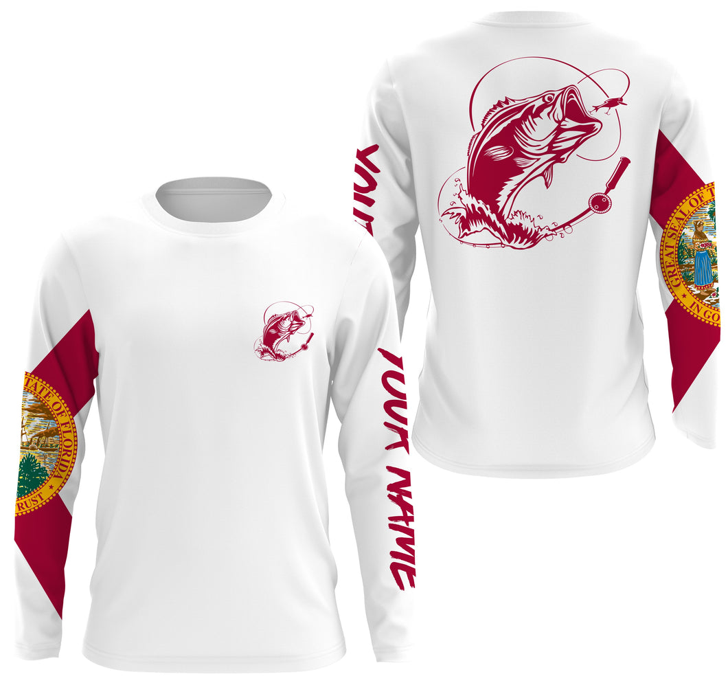 Florida Bass Tournament Fishing Shirts | FL Bass Fishing jerseys IPHW1785