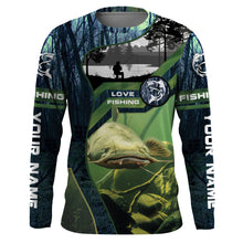 Load image into Gallery viewer, Catfish Custom Long Sleeve performance Fishing Shirts, Catfish Fishing jerseys IPHW2388
