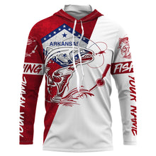 Load image into Gallery viewer, Personalized Arkansas Trout Long sleeve performance Fishing Shirts, Trout tournament fishing shirts IPHW3144
