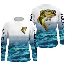 Load image into Gallery viewer, Personalized Largemouth Bass Fishing Long Sleeve Fishing Shirts, Bass Tournament Fishing Shirts IPHW3813
