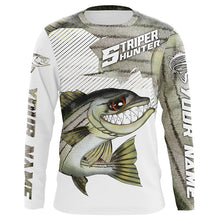 Load image into Gallery viewer, Personalized Striped Bass Performance Fishing Shirts, Striper Hunter Fishing Jerseys IPHW4252
