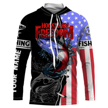Load image into Gallery viewer, Tuna Fishing American Custom Long Sleeve Fishing Shirts, personalized Patriotic Fishing gifts IPHW2062
