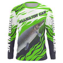 Load image into Gallery viewer, Alligator Gar Master Custom Uv Long Sleeve Fishing Shirt, Gar Tournament Fishing Shirt IPHW3927
