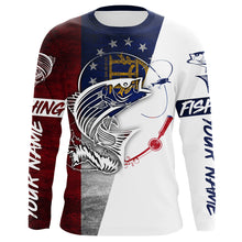 Load image into Gallery viewer, Georgia Striped Bass custom Long sleeve Fishing Shirts, Georgia Striper Fishing jerseys IPHW3064
