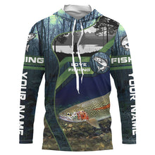 Load image into Gallery viewer, Rainbow Trout Custom Long Sleeve Performance Fishing Shirts, Steelhead Fishing Shirt For Men IPHW3940
