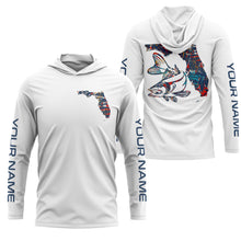 Load image into Gallery viewer, Personalized Florida Snook Fishing Shirts, Custom Snook Tournament Fishing jerseys IPHW2307
