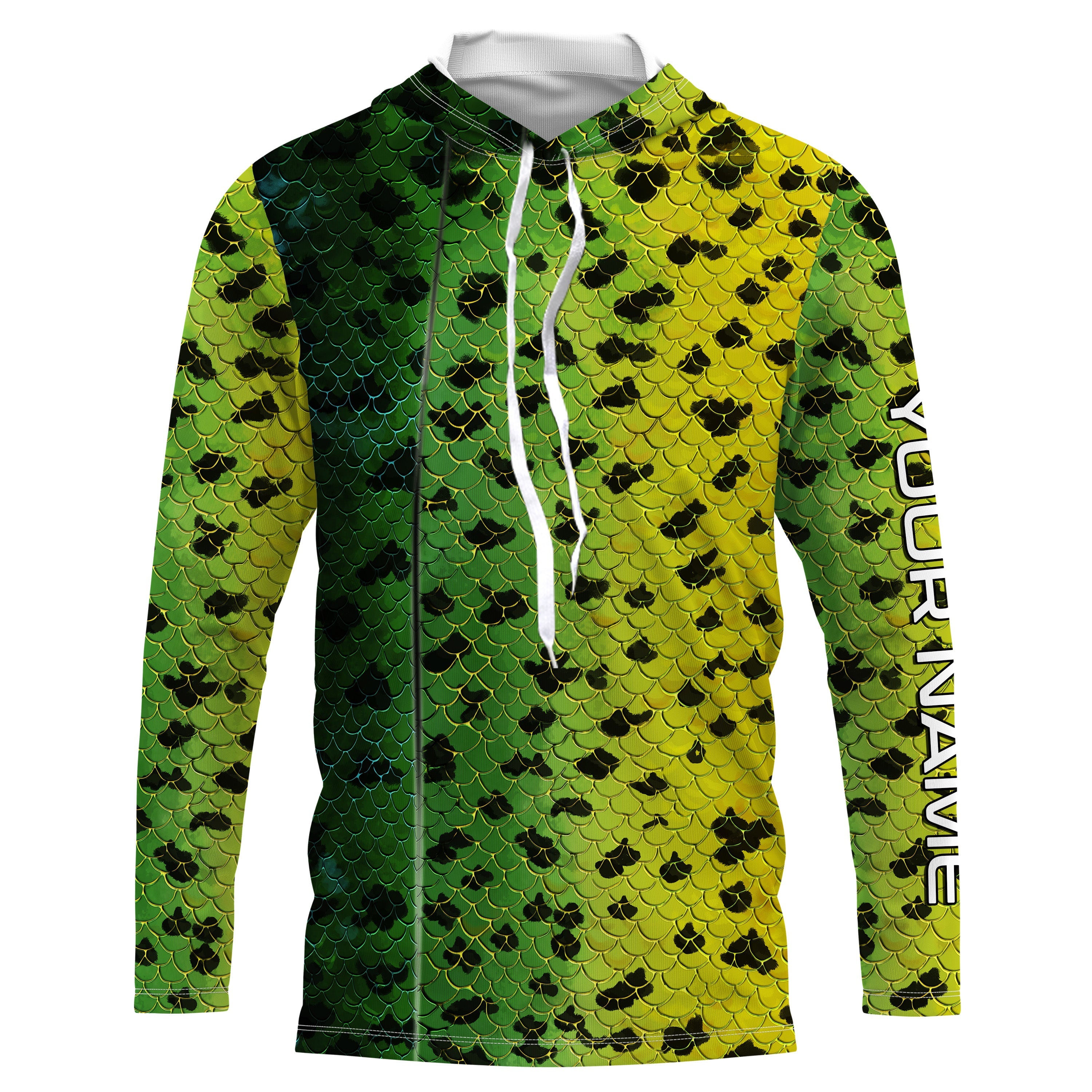 Crappie Fish scale Fishing Shirts, Crappie Custom Long sleeve Fishing Shirts IPHW3500