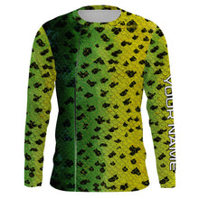 Load image into Gallery viewer, Crappie Fish scale Fishing Shirts, Crappie Custom Long sleeve Fishing Shirts IPHW3500
