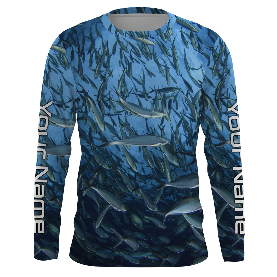 Tuna Fishing Custom All over performance Fishing Shirts, Personalized Tuna Fishing apparel IPHW2375
