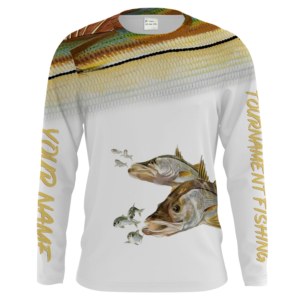 Snook tournament fishing Customize Name UV protection quick dry UPF 30+ long sleeves fishing shirt for men NPQ40