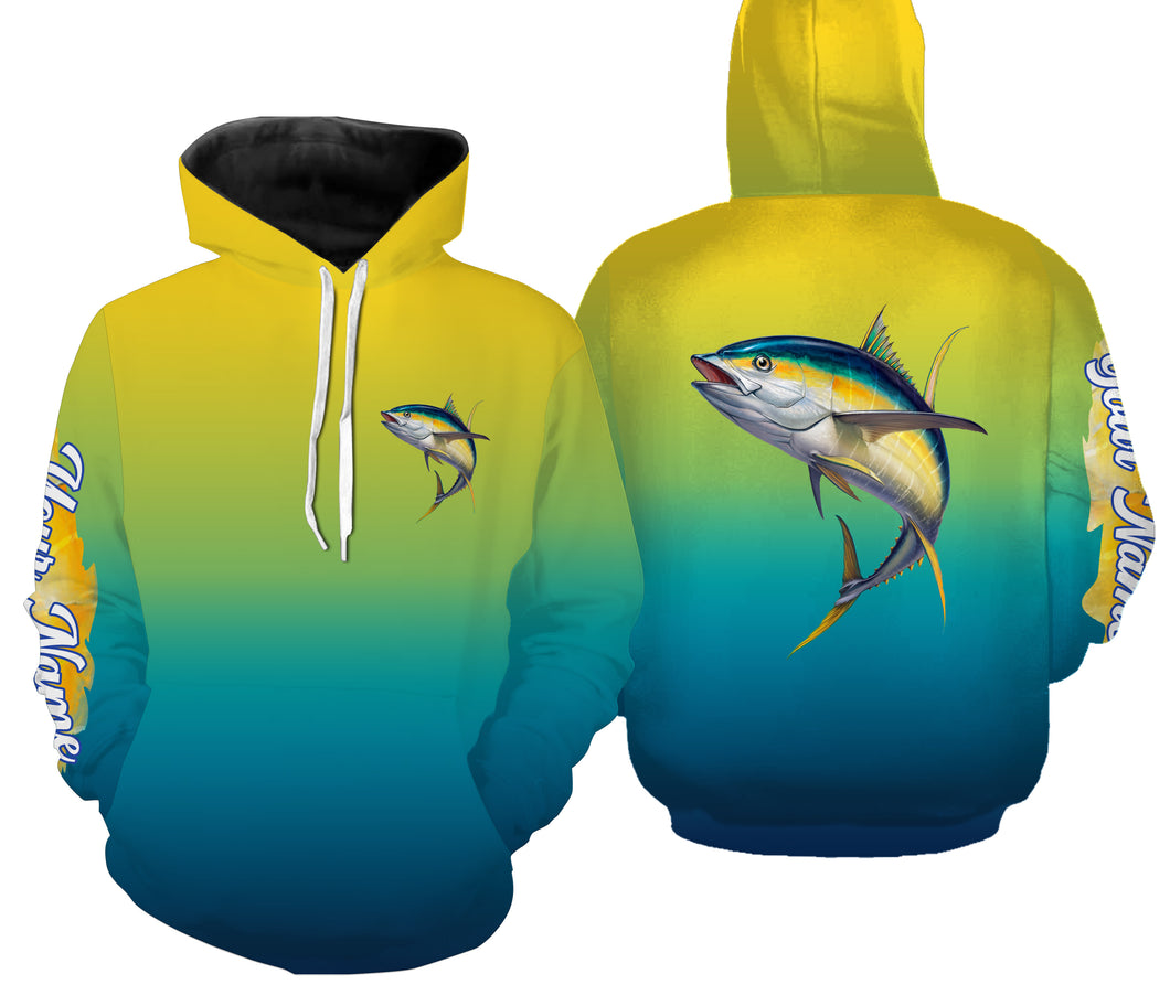 Tuna fishing deep sea fishing tournament shirts, Custom Name 3D All Over Printed Hoodie - NPQ603