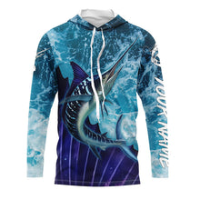 Load image into Gallery viewer, Marlin Fishing Saltwater Custom name 3D All Over Printed Shirt, Hoodie TTS0596
