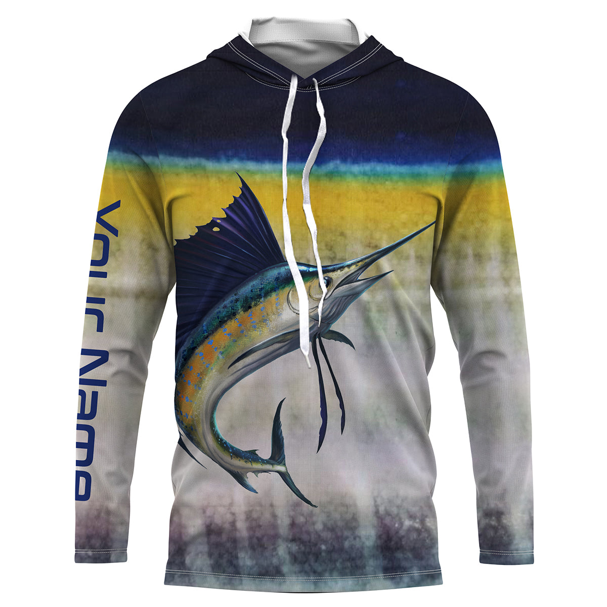 Sailfish Fishing Custom Long Sleeve performance Fishing Shirts Fishing jerseys TTS0012