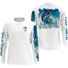 Load image into Gallery viewer, Marlin Fishing Shirt for Men Long Sleeve Sun Protection UV UPF 30+ T-Shirts TTS0061

