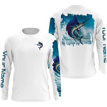 Load image into Gallery viewer, Sailfish Fishing Shirt for Men Long Sleeve Sun Protection UV UPF 30+ T-Shirts TTS0654
