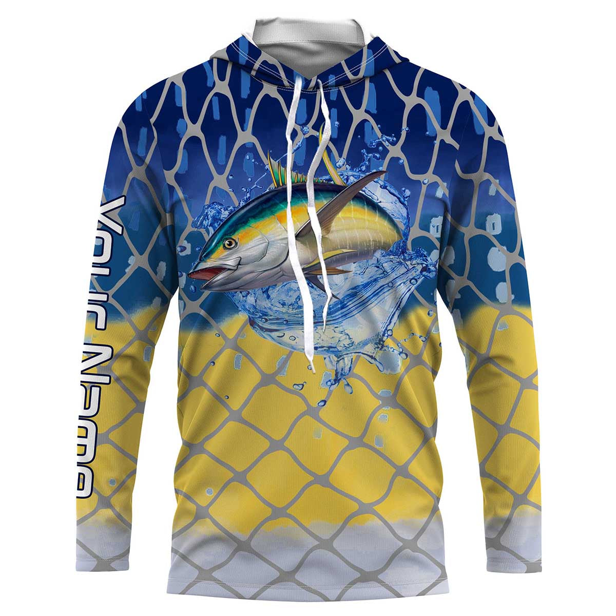 Tuna fishing skin personalized custom name sun protection long sleeve fishing shirts TTS0082