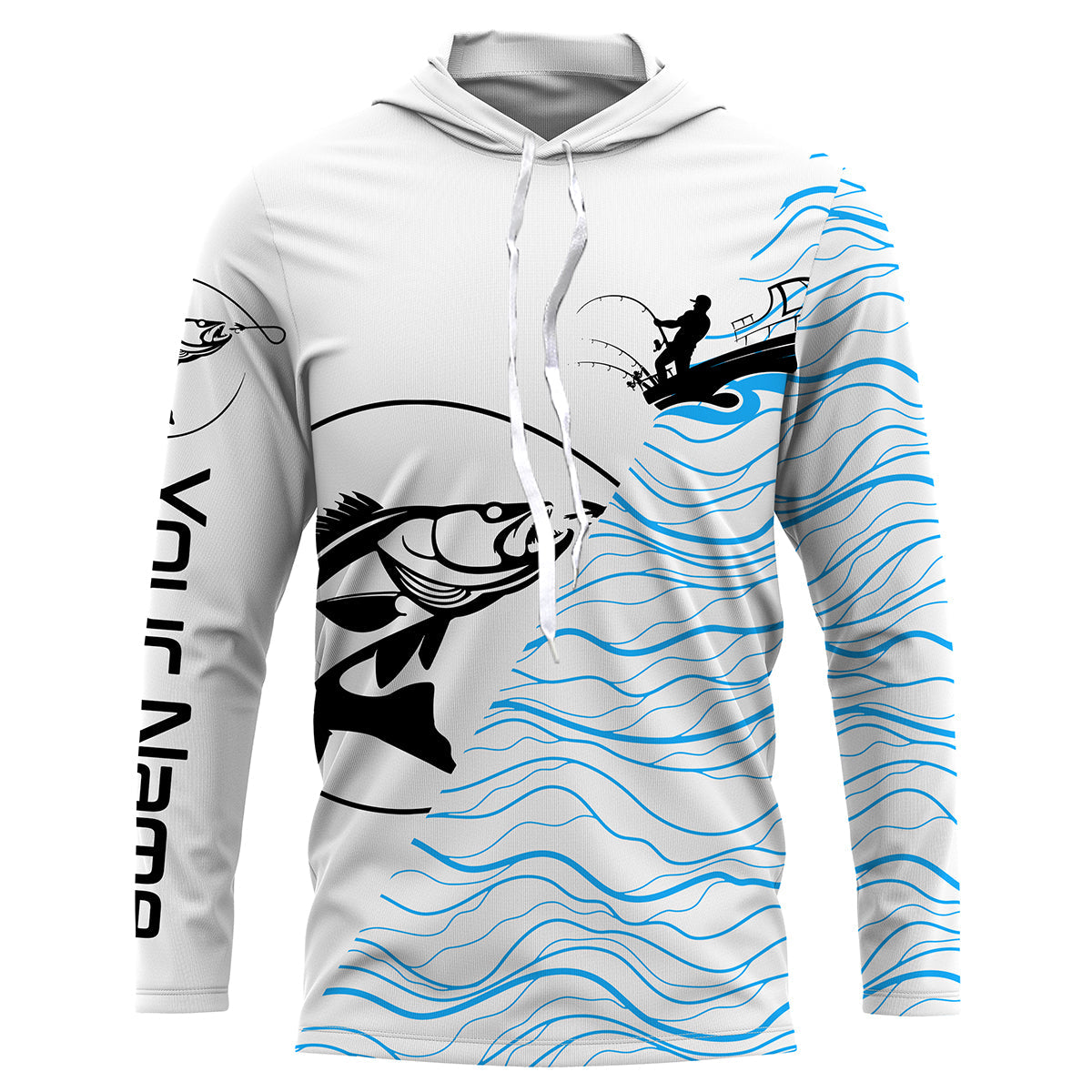Walleye Long Sleeve Fishing Shirt for Men, tournament Fishing Shirts T