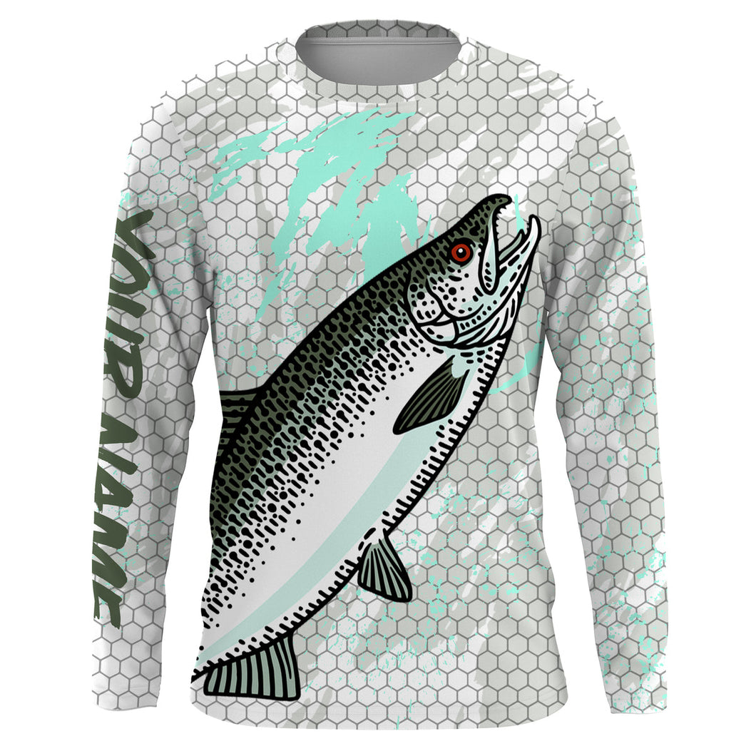 Chinook Salmon fishing UV Protection Shirts, personalized performance Fishing Shirts TTS0124