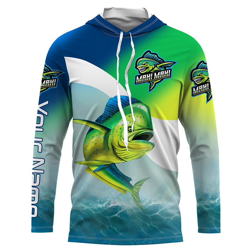 Mahi Mahi Fishing UPF30+ Long Sleeve Performance Fishing Shirt TTS0532