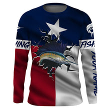 Load image into Gallery viewer, Texas Sailfish Fishing Custom long sleeve performance fishing shirts, Sailfish fishing jerseys TTS0549
