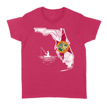 Load image into Gallery viewer, Women&#39;s T-shirt - Florida fishing shirt gift for Florida fisherman
