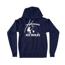 Load image into Gallery viewer, I&#39;m surrounded by ice holes, funny ice fishing shirt D03 NPQ202 - Premium Hoodie
